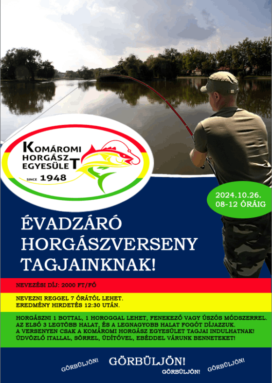 Évadzáró verseny tagjainknak